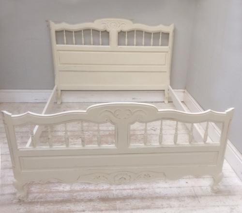 old french provencal double bed